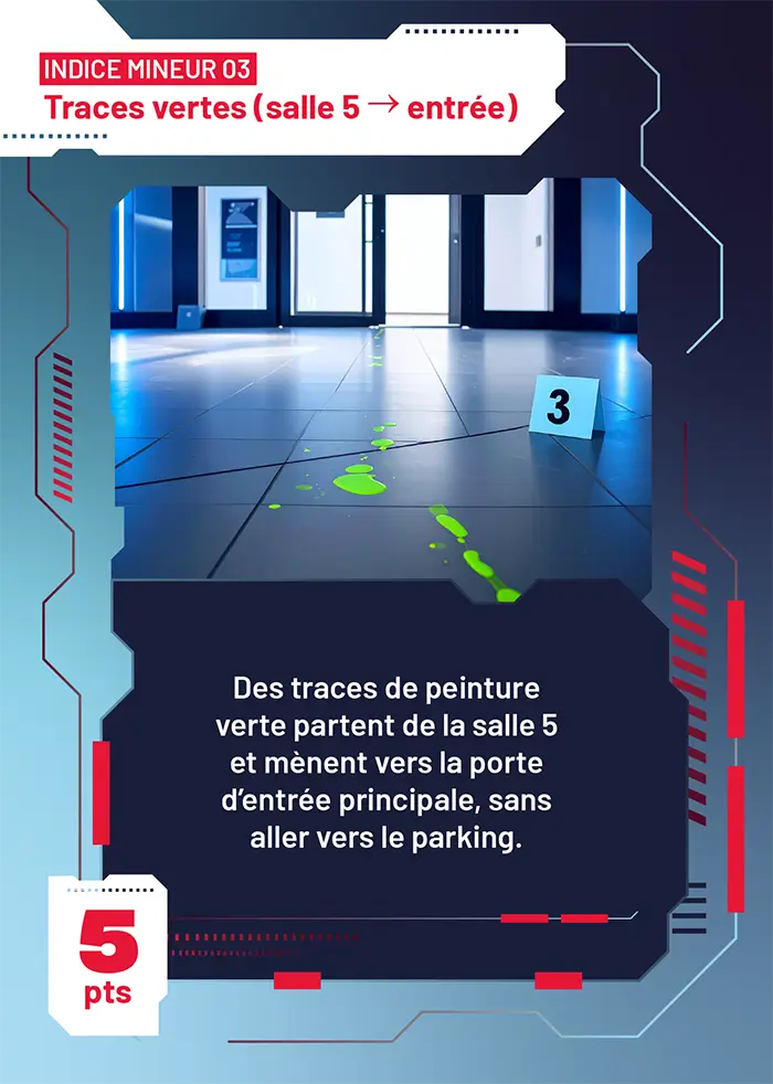 Carte indice du jeu d'enquête RSE Nexity