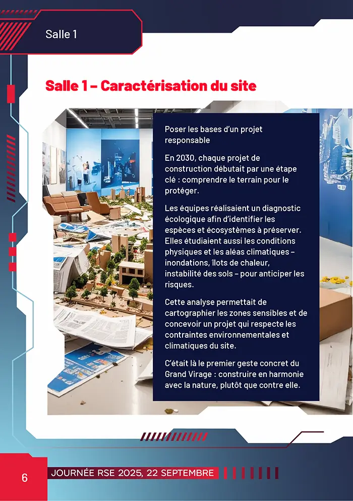 Carte salle du jeu d'enquête RSE Nexity
